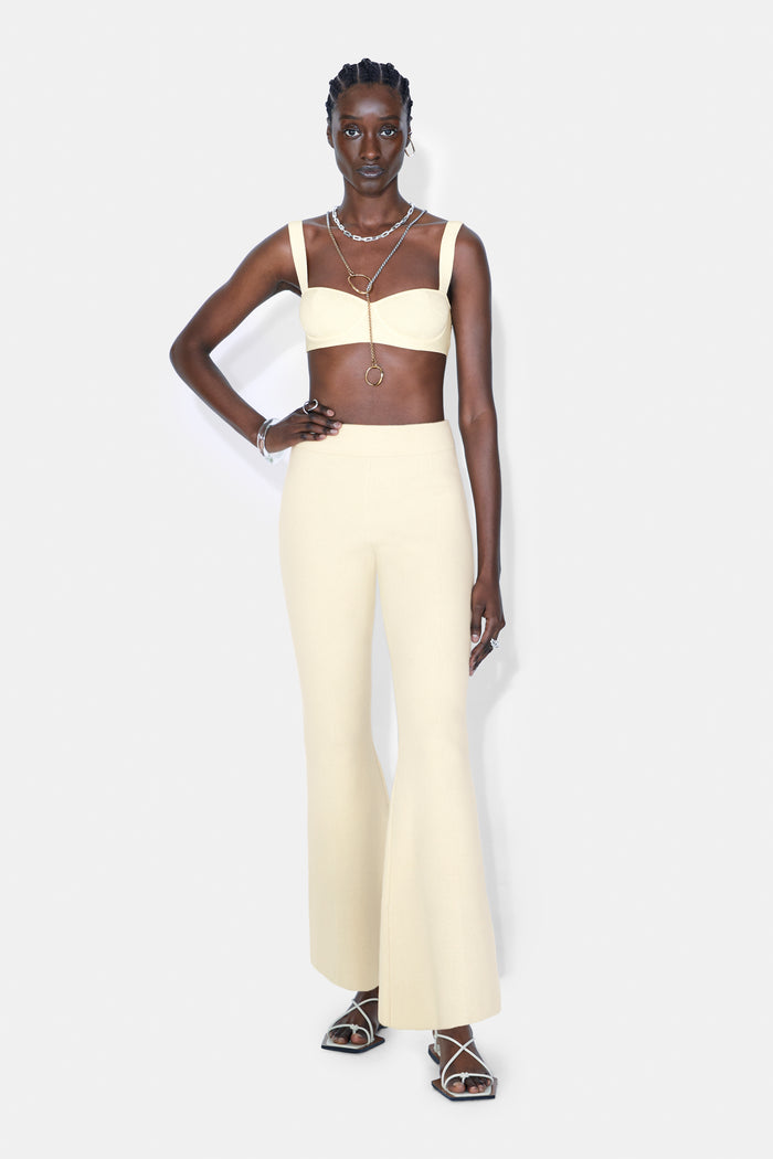 galvan london Velvet Nyx Bralette - Vanilla