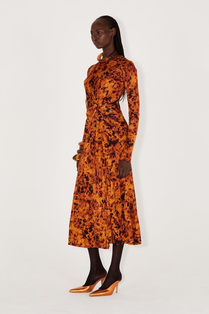 Galvan London Zerodeux Dress - Amber