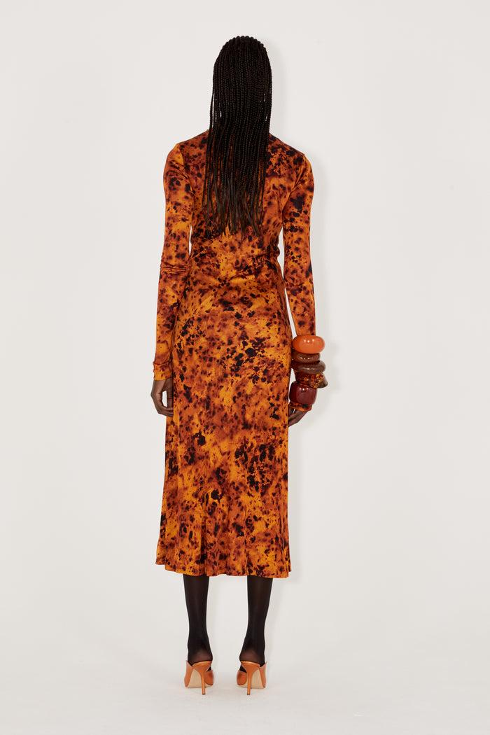 Galvan London Zerodeux Dress - Amber