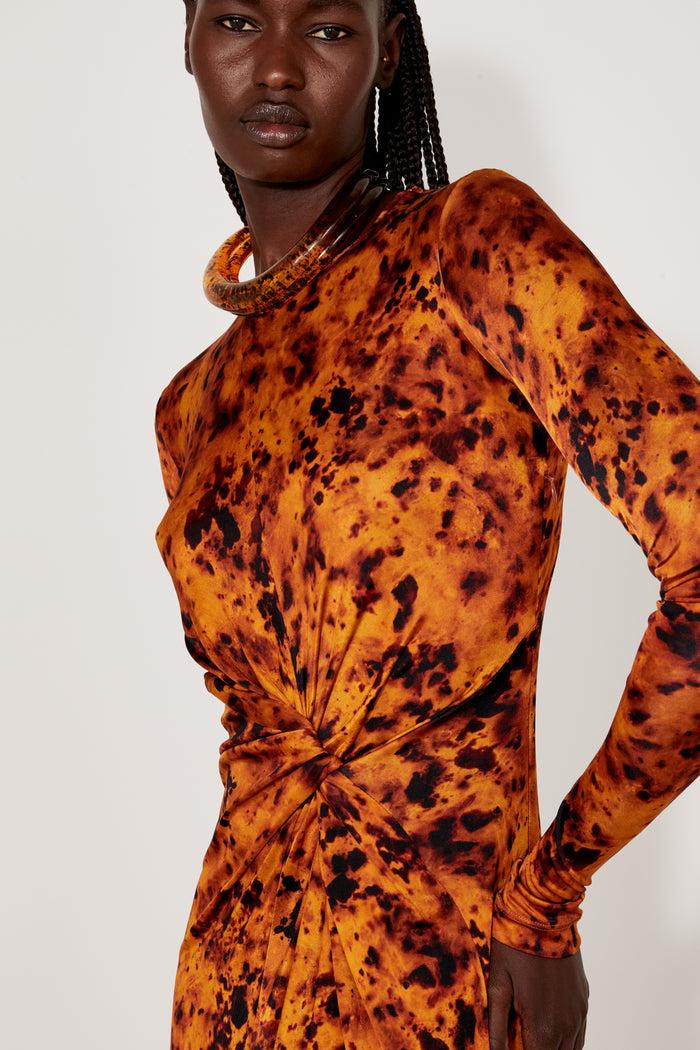 Galvan London Zerodeux Dress - Amber