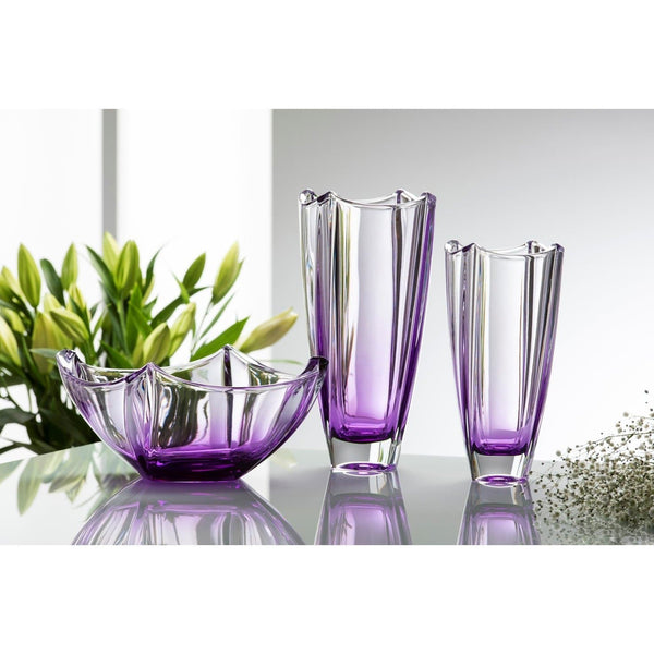 galway crystal Amethyst Dune 10" Bowl