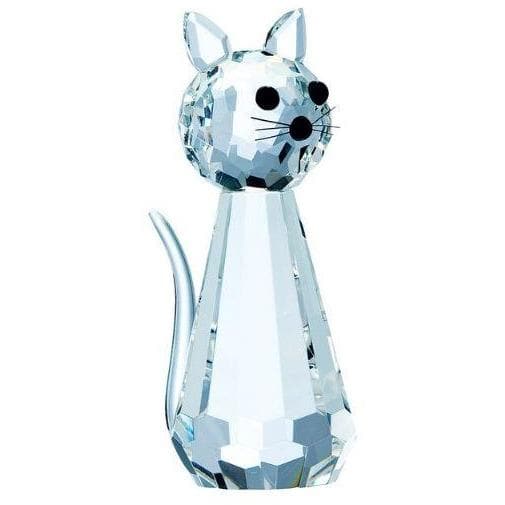 galway crystal Cat Standing