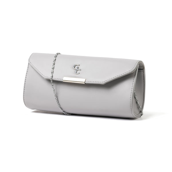 galway crystal Clutch Bag in Grey