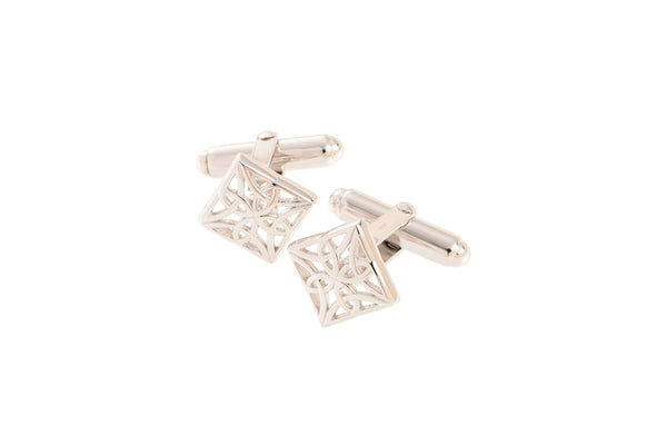 galway crystal Cufflinks Celtic Knot
