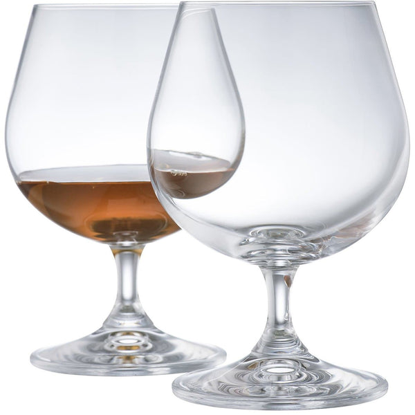 galway crystal Elegance Brandy Balloon Glass Pair