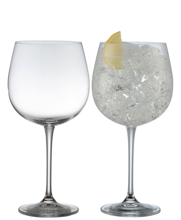 galway crystal Elegance Gin & Tonic Glass Pair
