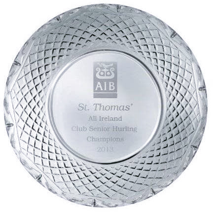 galway crystal Engraved 11" Plate