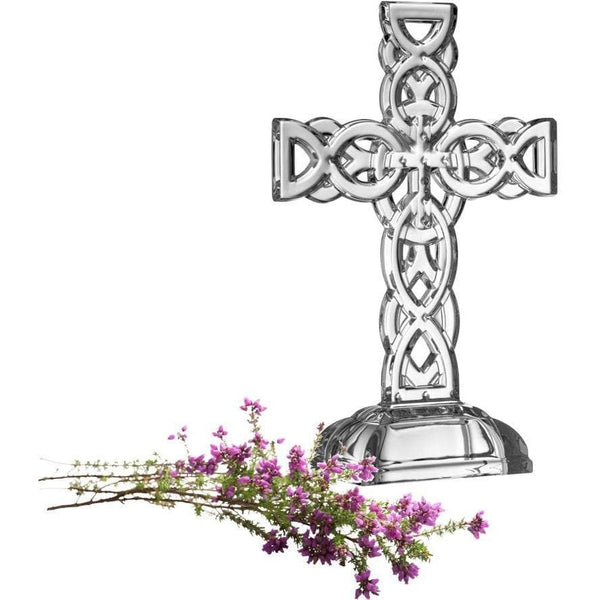 galway crystal Engraved Celtic Cross