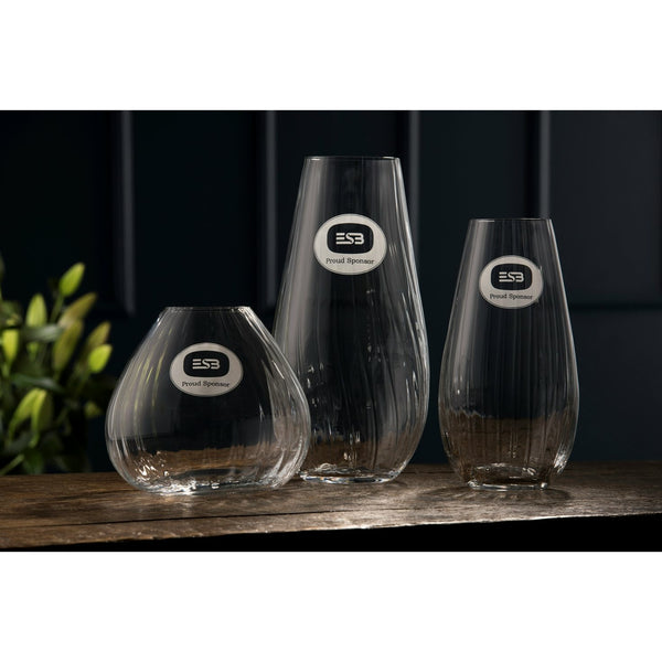 galway crystal Engraved Erne 12" Vase