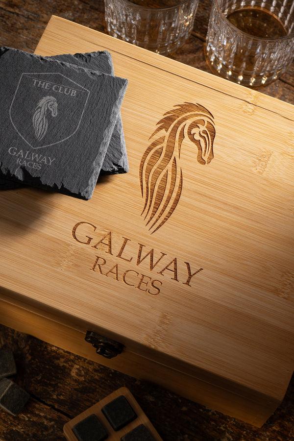 galway crystal Engraved Liffey Box Set