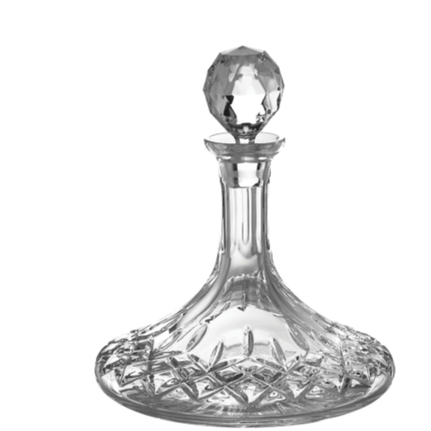 galway crystal Engraved Longford Ships Decanter
