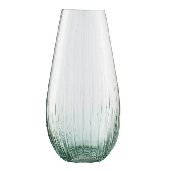 galway crystal Erne 12" Vase Aqua
