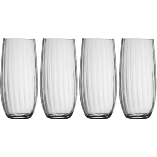 galway crystal Erne Hi-ball Glass Set of 4