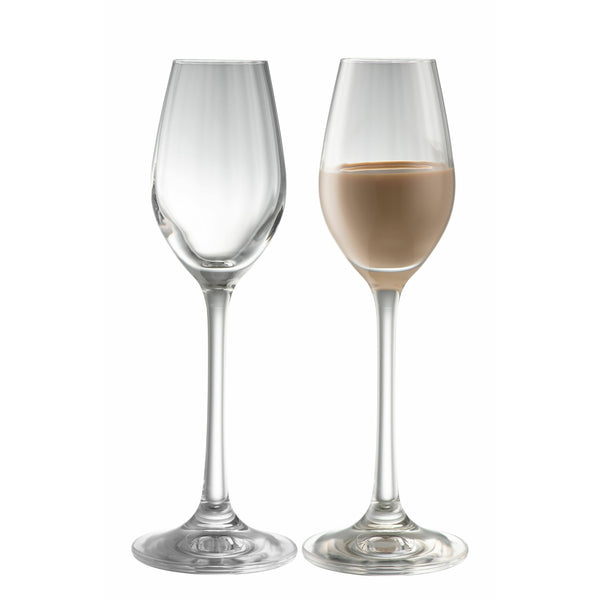 galway crystal Erne Sherry/Taster Glass Pair