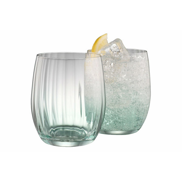galway crystal Erne Tumbler Glass Pair Aqua