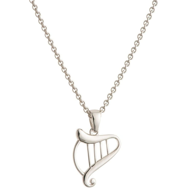 galway crystal Harp Sterling Silver Pendant