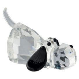 galway crystal Hound Dog Small