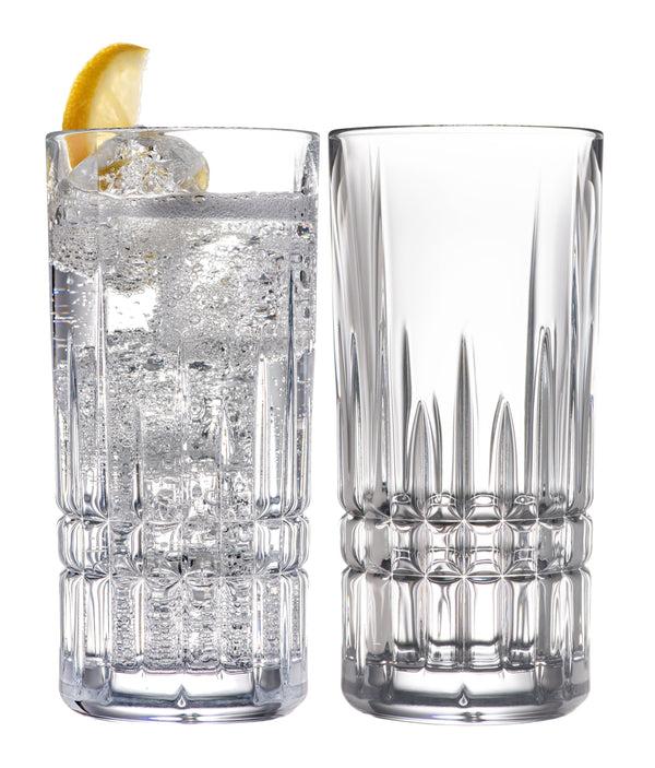 galway crystal Liffey Hiball Glass Pair