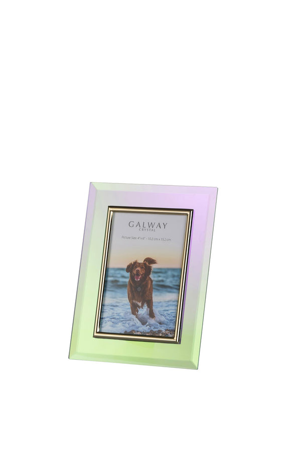 galway crystal Lustre Glass Picture Frame 4 x 6