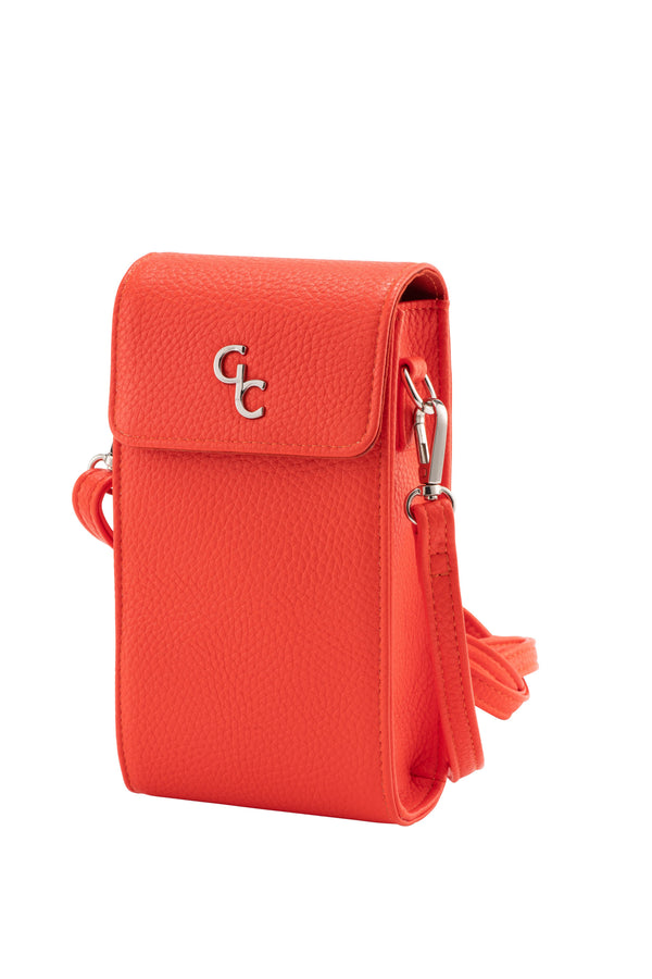 galway crystal Mini Cross Body Bag - Tangerine