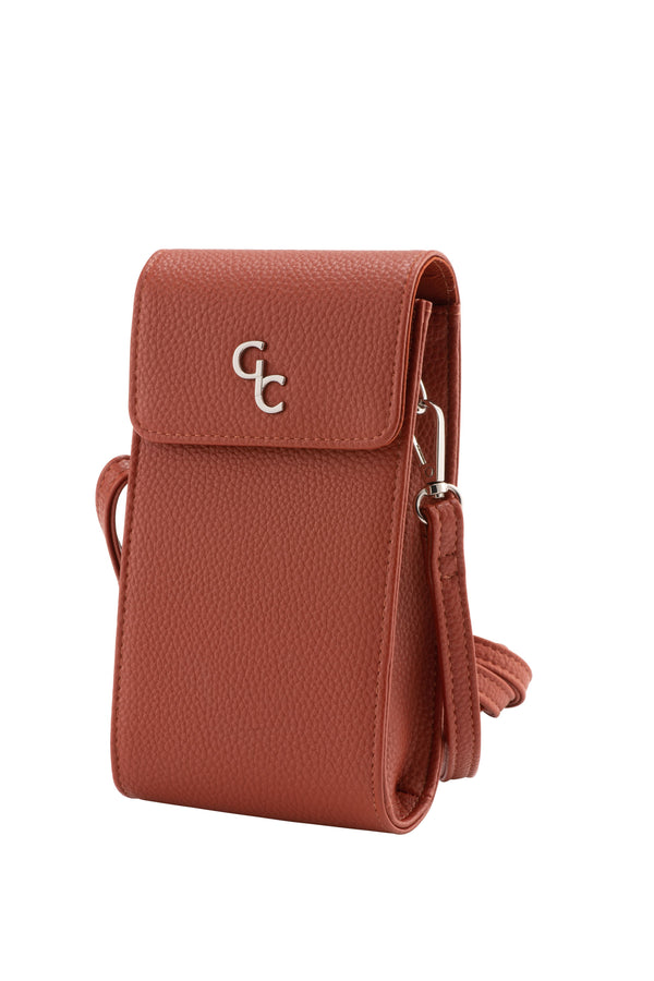 galway crystal Mini Cross Body - Rust Orange