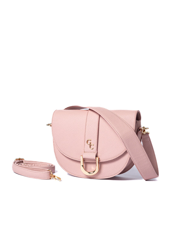 galway crystal Saddle Bag Pink