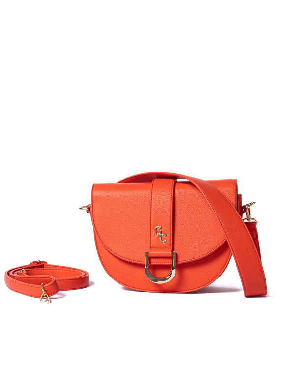 galway crystal Saddle Bag Vermilion