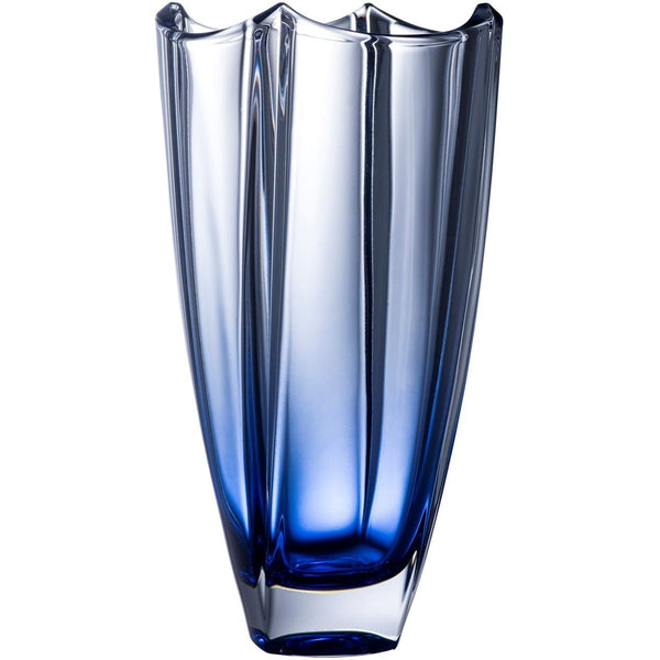 galway crystal Sapphire Dune 12" Square Vase