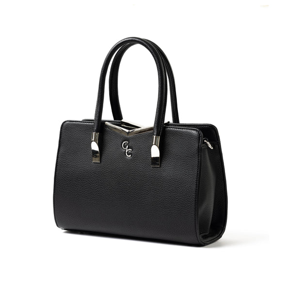 galway crystal Top Handle Bag - Black