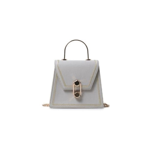 galway crystal Top Handle Bag Warm Grey