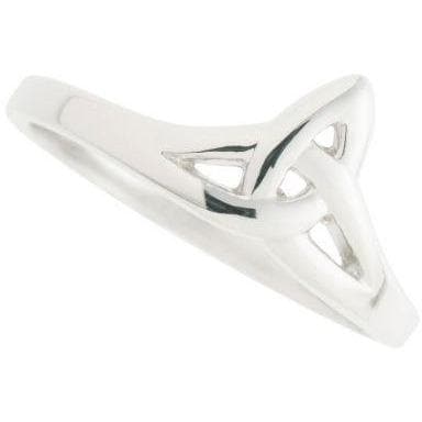 galway crystal Trinity Knot Sterling Silver Ring