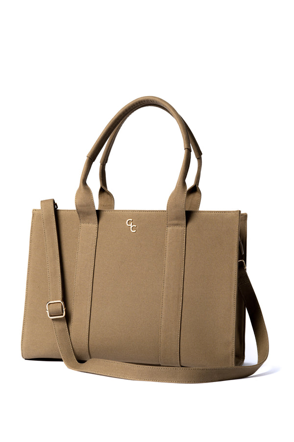 galway crystal XL Tote Sand Canvas