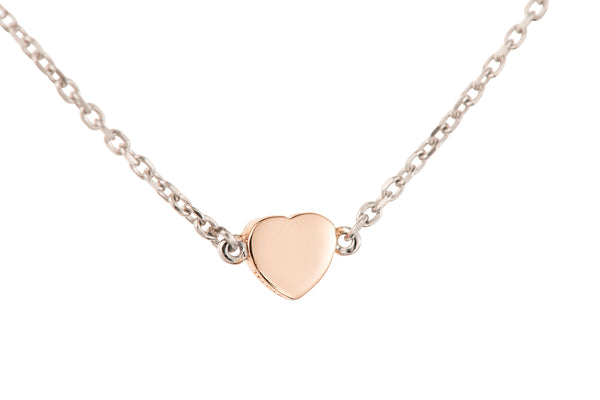 galway crystal Heart of the Claddagh Silver & Rose Gold Bracelet