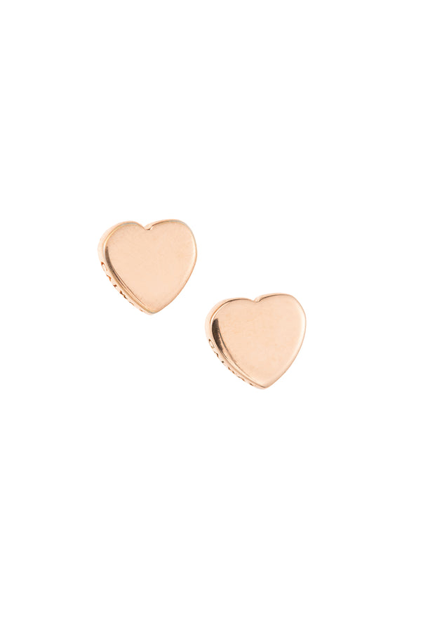 galway crystal Heart of the Claddagh Silver & Rose Gold Earrings