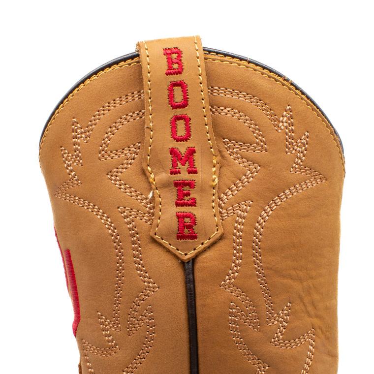 Gameday Boots Boden - Gameday Kid's Square Toe Western Boot - Oklahoma Sooners