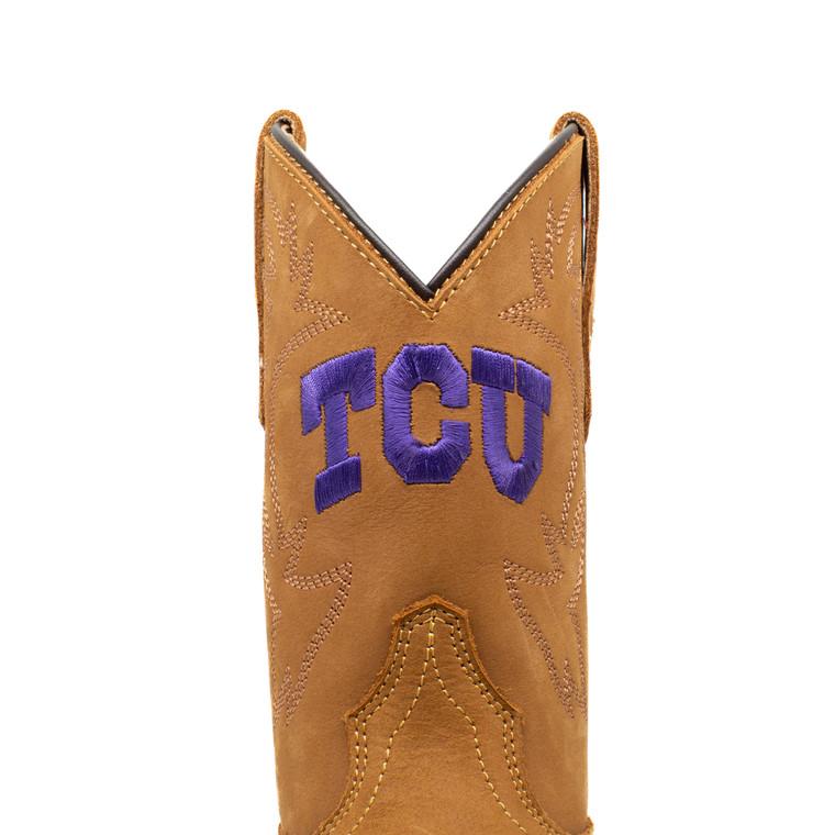 Gameday Boots Boden - Gameday Kid's Square Toe Western Boot - TCU Horned Frogs