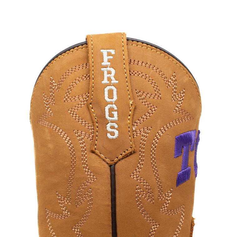 Gameday Boots Boden - Gameday Kid's Square Toe Western Boot - TCU Horned Frogs