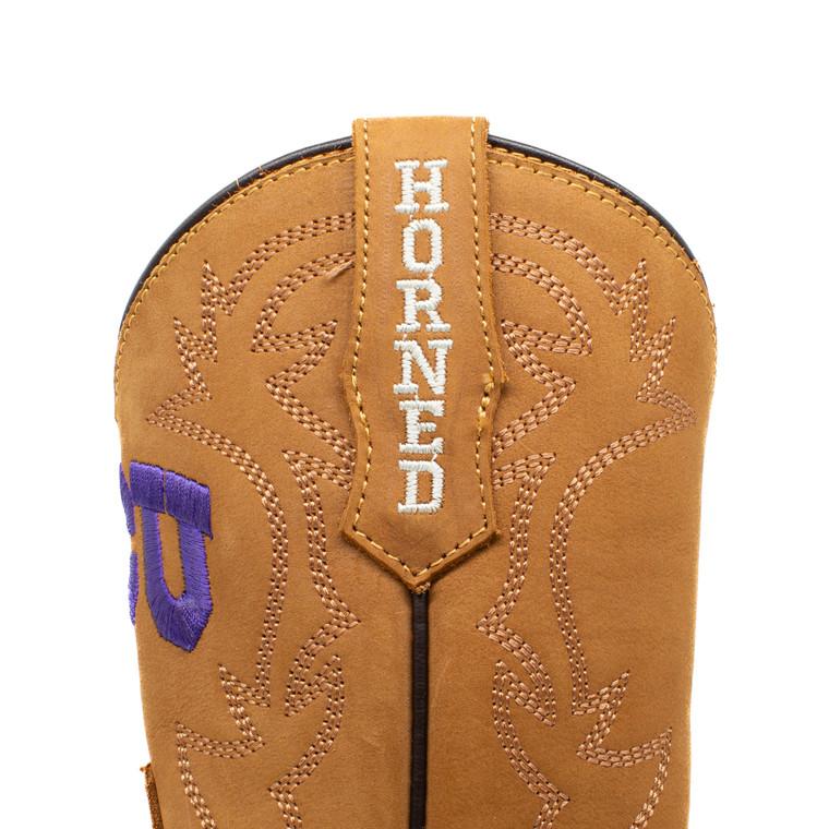 Gameday Boots Boden - Gameday Kid's Square Toe Western Boot - TCU Horned Frogs
