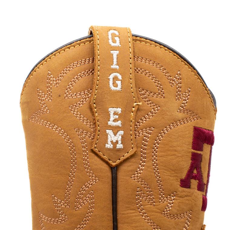 Gameday Boots Boden - Gameday Kid's Square Toe Western Boot - Texas A&M Aggies