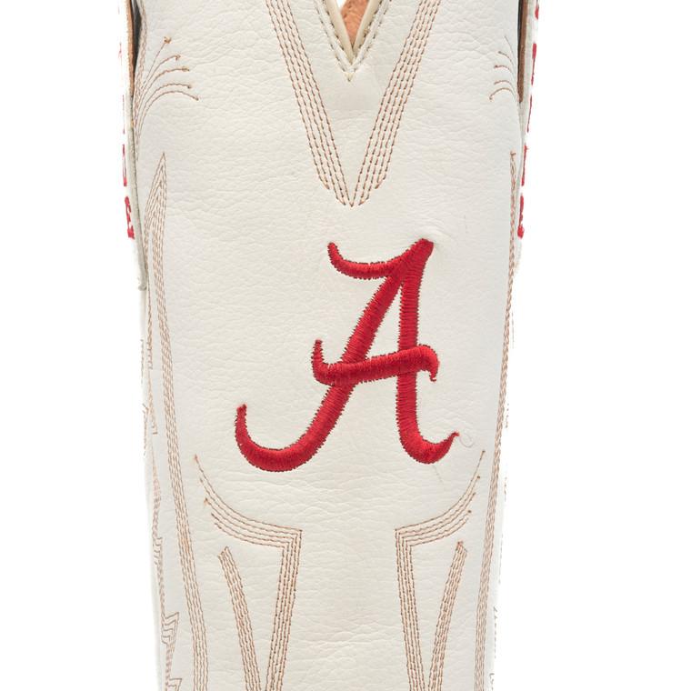 Gameday Boots Carrie - Gameday Women's Ivory Western Boot - Alabama Crimson Tide