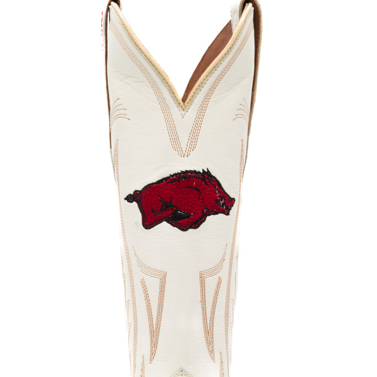 Gameday Boots Carrie - Gameday Women's Ivory Western Boot - Arkansas Razorbacks