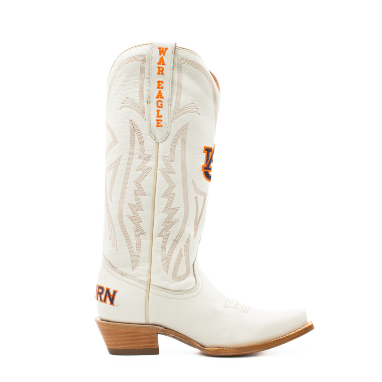 Gameday Boots Carrie - Gameday Women's Ivory Western Boot - Auburn Tigers
