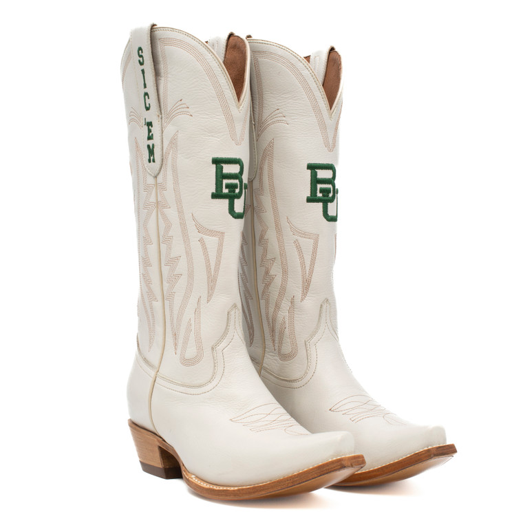 gameday boots Carrie - Gameday Women's Ivory Western Boot - Baylor Bears gameday boots Carrie - Gameday Women's Ivory Western Boot - Baylor Bears