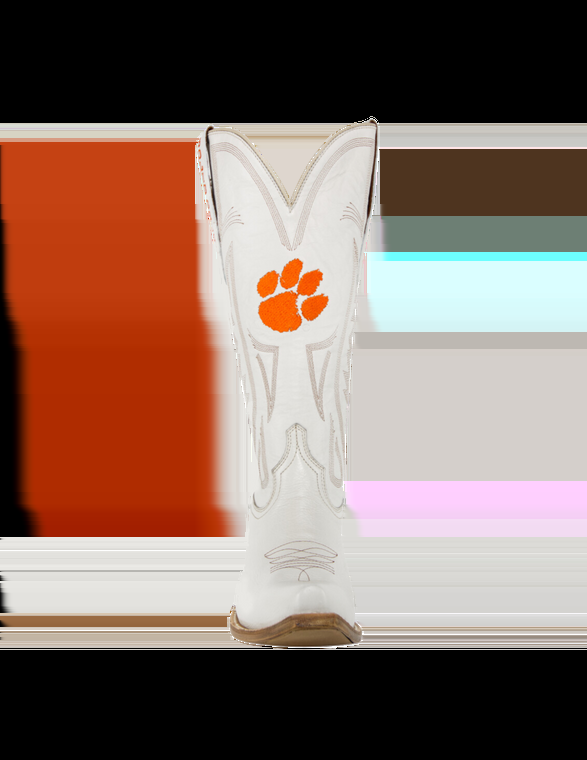 Gameday Boots Carrie - Gameday Women's Ivory Western Boot - Clemson Tigers