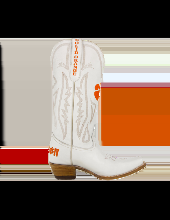 Gameday Boots Carrie - Gameday Women's Ivory Western Boot - Clemson Tigers