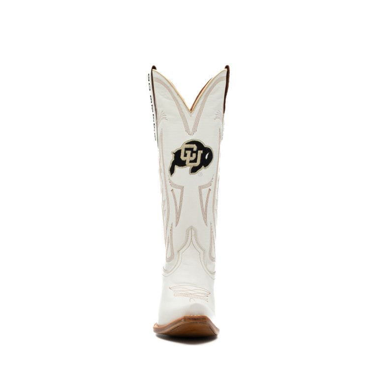 Gameday Boots Carrie - Gameday Women's Ivory Western Boot - Colorado Buffaloes