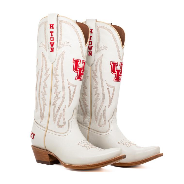 gameday boots Carrie - Gameday Women's Ivory Western Boot - Houston Cougars