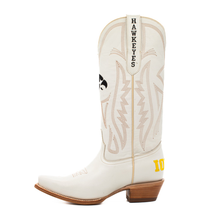 Gameday Boots Carrie - Gameday Women's Ivory Western Boot - Iowa Hawkeye