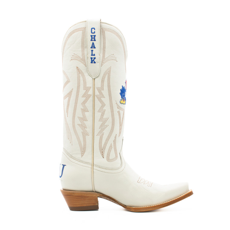 Gameday Boots Carrie - Gameday Women's Ivory Western Boot - Kansas Jayhawks