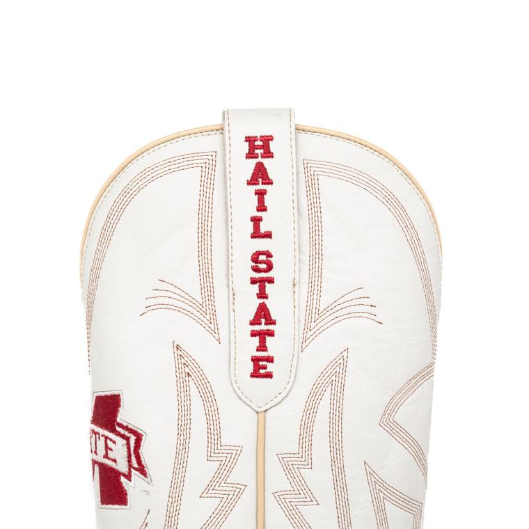 Gameday Boots Carrie - Gameday Women's Ivory Western Boot - Mississippi State Bulldogs